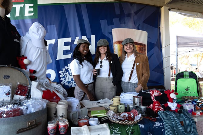 Gondwana Care Trust stand, golf day, Namibia web